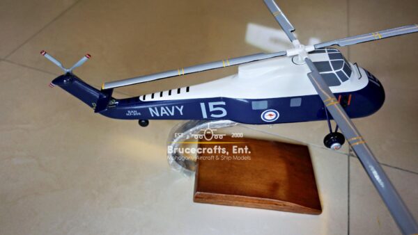 Model of Westland Wessex with detailed craftsmanship